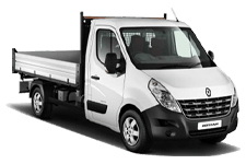 Van Hire Consett - White 3.5 Tonne Folkestone Tipper Transit - Van hire Consett